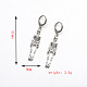 Серьги-кольца из сплава скелетов PO8955-5