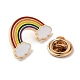 Pride Rainbow Theme Enamel Pins JEWB-G031-01G-3