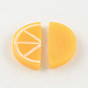 樹脂デコデンカボション  オレンジ  オレンジ  20.5x10x3mm CRES-S286-105-1