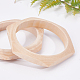 OLYCRAFT 6pcs Natural Wood Bangles 66.5mm/2.6 Inch Hexagon Unfinished Wood Bangles Wood Bangle Makings Wood Bangles Wooden Ring for Art & Craft Project Jewelry Making BJEW-WH0017-02-4