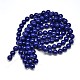 Dyed Lapis Lazuli Round Beads Strands G-N0139-01-16mm-2