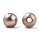 Spray Painted ABS Plastic Imitation Pearl Beads OACR-T015-05A-05-1