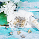 Beebeecraft 20 pièces 2 couleurs breloques tortue de mer or 14 carats et argent thaïlandais en alliage plaqué tortue océan animaux pendentif pour la fabrication de bijoux fournitures artisanat FIND-BBC0001-40-7