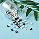 Cheriswelry 600 pz 2 perline acriliche opache in stile PACR-CW0001-04-6
