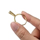 Fornituras de anillo de manguito de aleación de zinc PALLOY-E005-01G-02-3