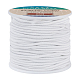 BENECREAT 2.5mm White Elastic Cord 38 Yard Stretch Thread Beading Cord Fabric Crafting String Rope for DIY Crafts Bracelets Necklaces EC-BC0001-2.5mm-16B-1