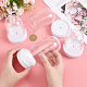 OLYCRAFT 4Pcs Acrylic Dome Display Case 2.8x4.3 Inch Column Acrylic Dome Display Clear Acrylic Dome Eternal Flower White Display Case Cloche Bell Jar for Flower Jewelry Storage Home Party Decoration DIY-WH0430-152-3