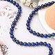 Chapelets de perles en lapis-lazuli naturel G-G099-8mm-7-5