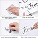 Rectangle with Word PVC Wall Stickers DIY-WH0228-141-6