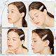 Craspire 16 個曲げなしヘアクリップラインストーン折り目なしフラットスタイリングブリンブリン前髪ヘアピン絶え間ないカモノハシシームレスバレッタヘアスタイルツール女性のための理髪メイクアクセサリー 4 色 PHAR-CP0001-10-6