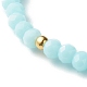 Ensembles de bracelets élastiques en perles de verre BJEW-JB06575-03-12