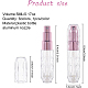BENECREAT 6 Pcs 6 Colors Refillable Acrylic Perfume Spray Bottle MRMJ-BC0002-88-3