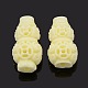 Synthetic Coral Carved Gourd Buddhist Beads CORA-A009-B05-1