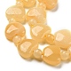 Chapelets de perles en jade topaze naturelle G-C062-A03-01-4