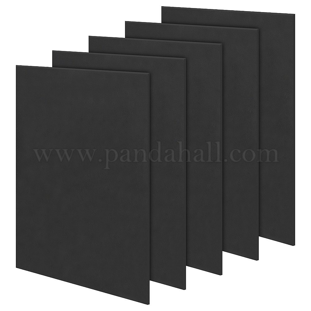 Shop Benecreat 5 Sheets 3mm Black Foam Boards A4 Black Foam Rubber For