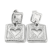 Серьги-гвоздики из нержавеющей стали 304 EJEW-M233-13P