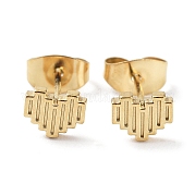 Серьги-гвоздики из нержавеющей стали 304 EJEW-Q788-06G