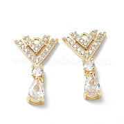 Латунные микро проложить кубического циркония подвески FIND-Z029-07G