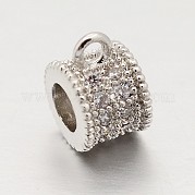 Латунные поручни из кубического циркония с микропаве ZIRC-M075-02P-RS