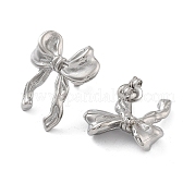 Серьги-гвоздики из нержавеющей стали 304 EJEW-P258-37P
