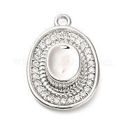 Латунные микро проложить кубического циркония подвески KK-L229-030P