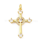 Латунные микро проложить кубического циркония подвески KK-U066-09G
