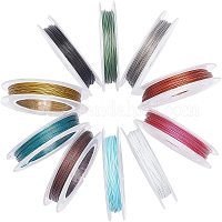 Wholesale BENECREAT 100m 0.3mm 7-Strand Tiger Tail Beading Wire