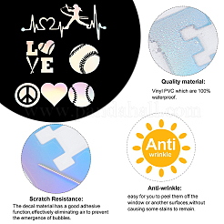 8 лист 4 стильных сердца и теннисный узор лазерный стиль водонепроницаемые самоклеящиеся наклейки для животных STIC-GF0001-02C