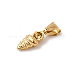 Подвеска из нержавеющей стали 304 со стразами&nbsp;STAS-B167-13B-G