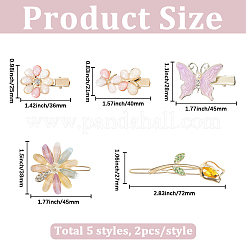 2 пакет наборов заколок для волос из сплава и смолы&nbsp;PHAR-SC0001-004