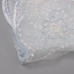 Pailletten-Tüll-Spitzen-Mesh-Polyester-Gewebe&nbsp;DIY-WH0033-82A