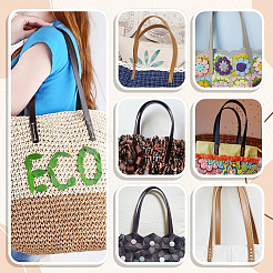 Nachahmung Ledertasche Griffe&nbsp;FIND-WH0043-05B