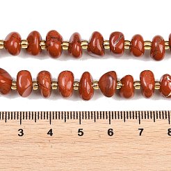 Natürliche rote Jaspisperlenstränge&nbsp;G-RM250109-A16