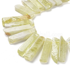 Colliers de perles en quartz citron naturel (chauffé)&nbsp;G-L551B-18
