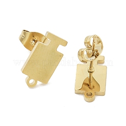 Ионное покрытие бутылки (IP) 304 нержавеющая сталь гвоздики серьги фурнитура STAS-I206-115G