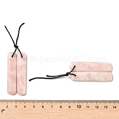 2шт подвески из натурального розового опала&nbsp;G-R437-01B-02