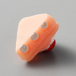 Cabochons en résine opaque&nbsp;RESI-WH0026-51C