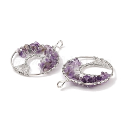 Природный аметист большие кулоны&nbsp;G-G910-K13-P