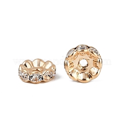 Латунные бусины разделители для поставки стразов&nbsp;RB-A014-L10mm-01LG-NF