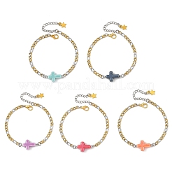 Bracelets religieux en porcelaine faits à la main&nbsp;BJEW-JB14271