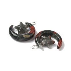 Подвески из натурального африканского кровавика&nbsp;G-Z086-01P-16