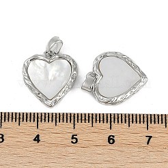 Подвески из латуни из натуральных ракушек&nbsp;KK-Z078-29P