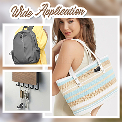 10 шт. 2 стиля брелок из цинкового сплава с эмалью&nbsp;KEYC-AR0001-35