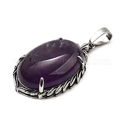 Подвески из натурального аметиста &nbsp;G-Q350-02J