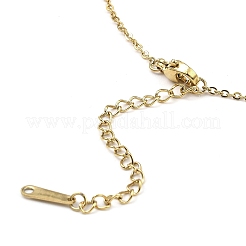 Collane con ciondolo in vetro cuore&nbsp;NJEW-E105-11KCG