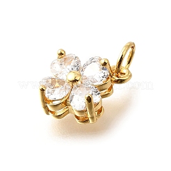 Латунные микро проложить кубического циркония подвески&nbsp;KK-V008-11G-04