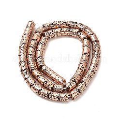 Гальванические бусины из натуральной лавы G-G984-03R