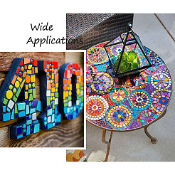 240шт 2 стиля прозрачных стеклянных кабошонов GLAA-EL0001-02F