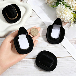 4 caja de joyería de terciopelo para sombreros&nbsp;VBOX-SC0001-01