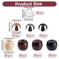 150 шт. 8 вида бусин из сплава&nbsp;FIND-PA0001-24